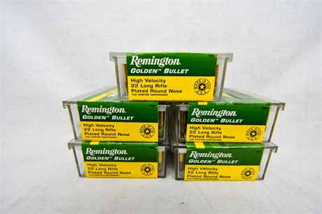 Remington 22lr Golden Bullets 10 Boxes for a total of 500rounds