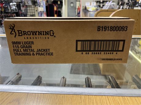 Browning 9mm 1000 rounds